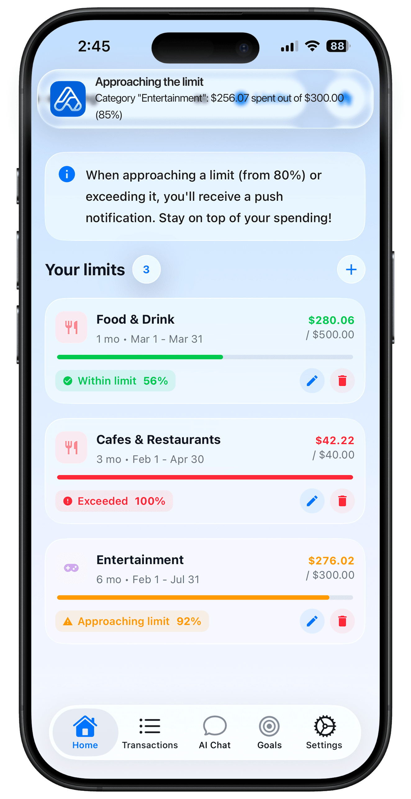 ALVEON — голосовой ввод расходов на смартфоне